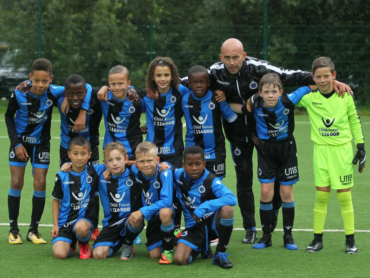 Club Brugge U11 team photo from 2017
